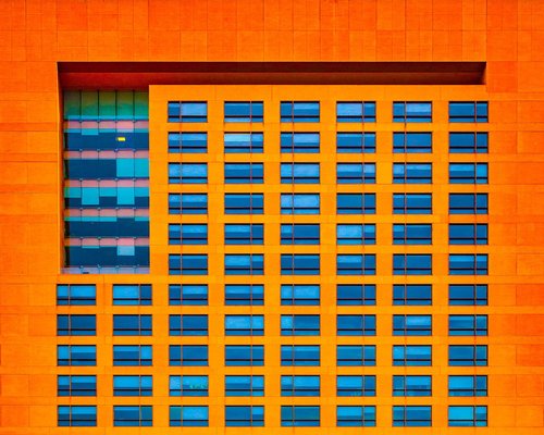 Office building facade in Bogota